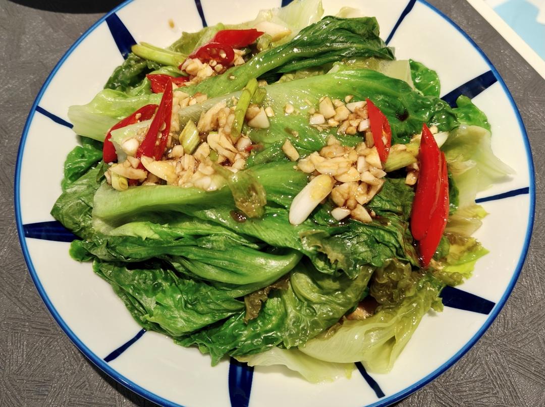 广式白灼生菜(酒店配方)