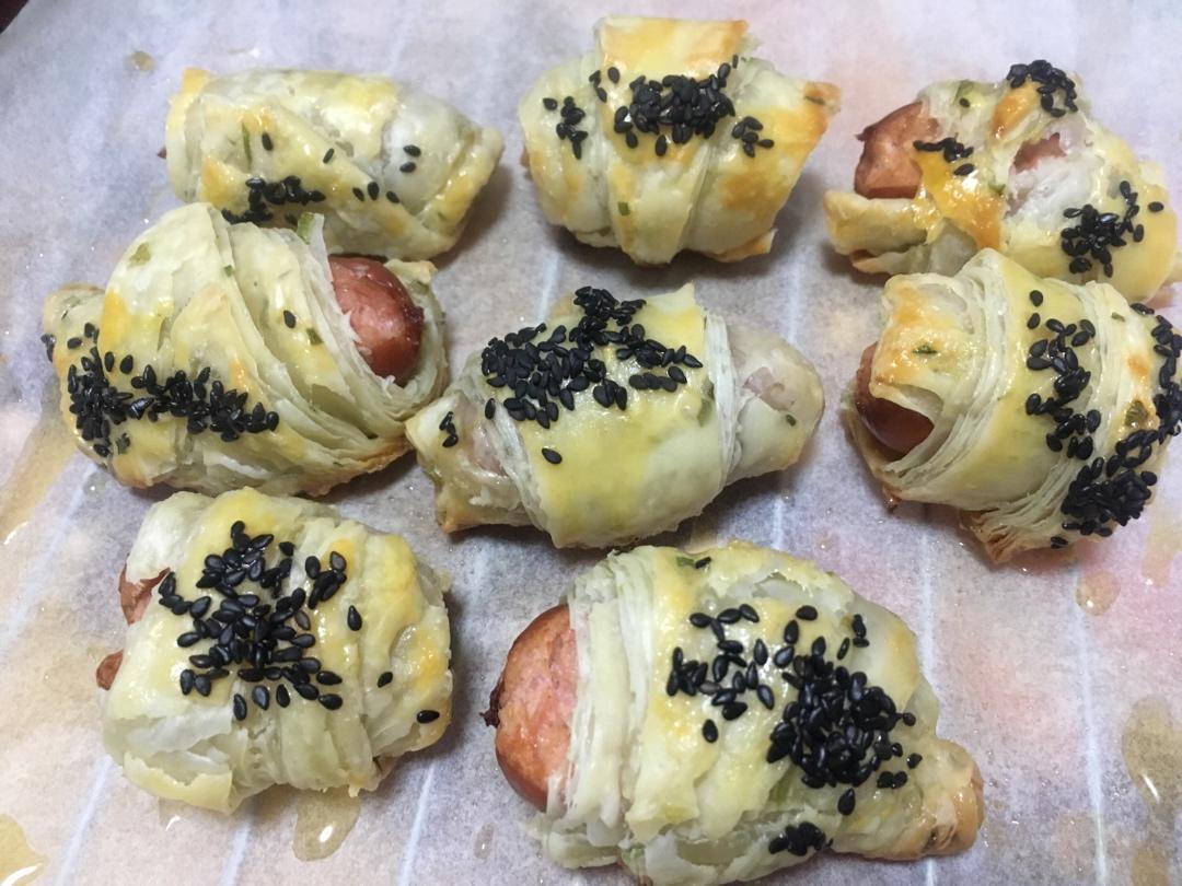无敌酥香～早餐可颂🥐牛角包‼️简易版手抓饼