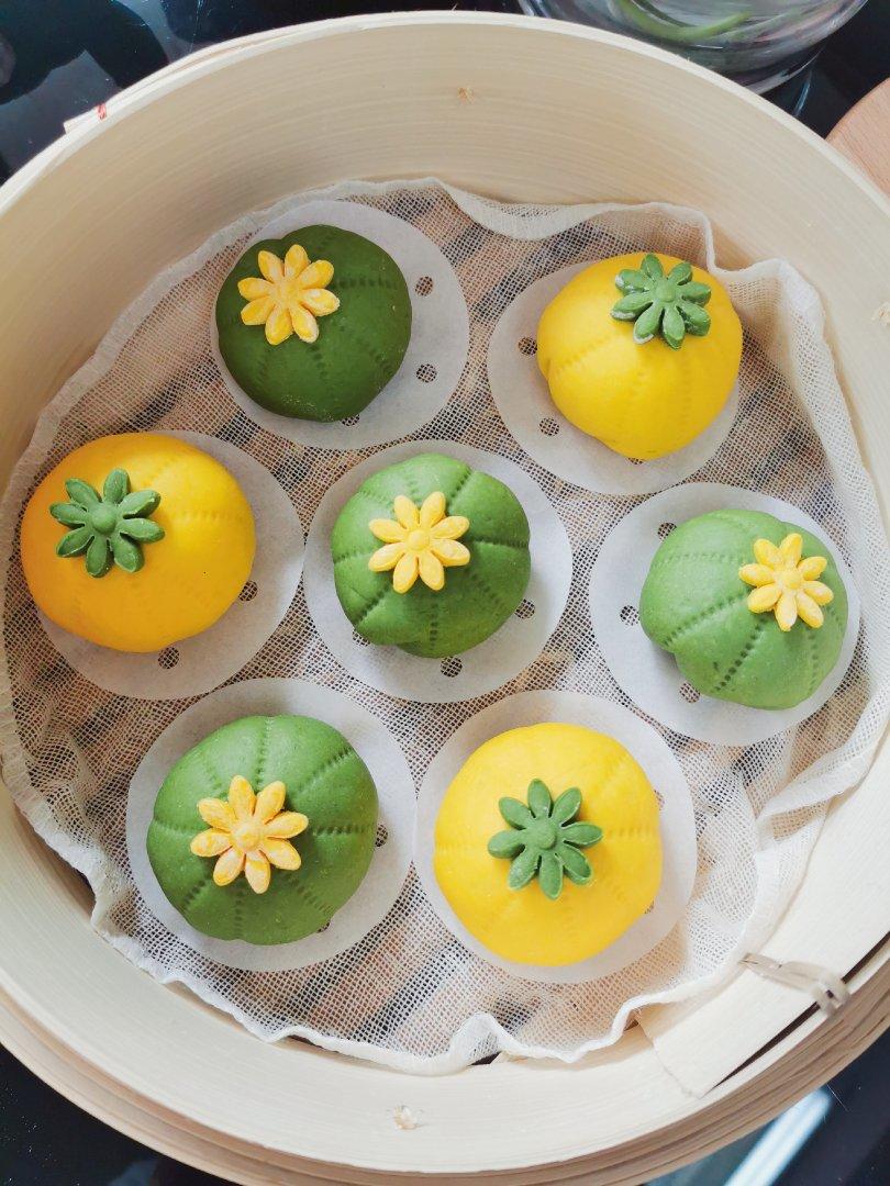 crystalnpm8做的花式豆沙包