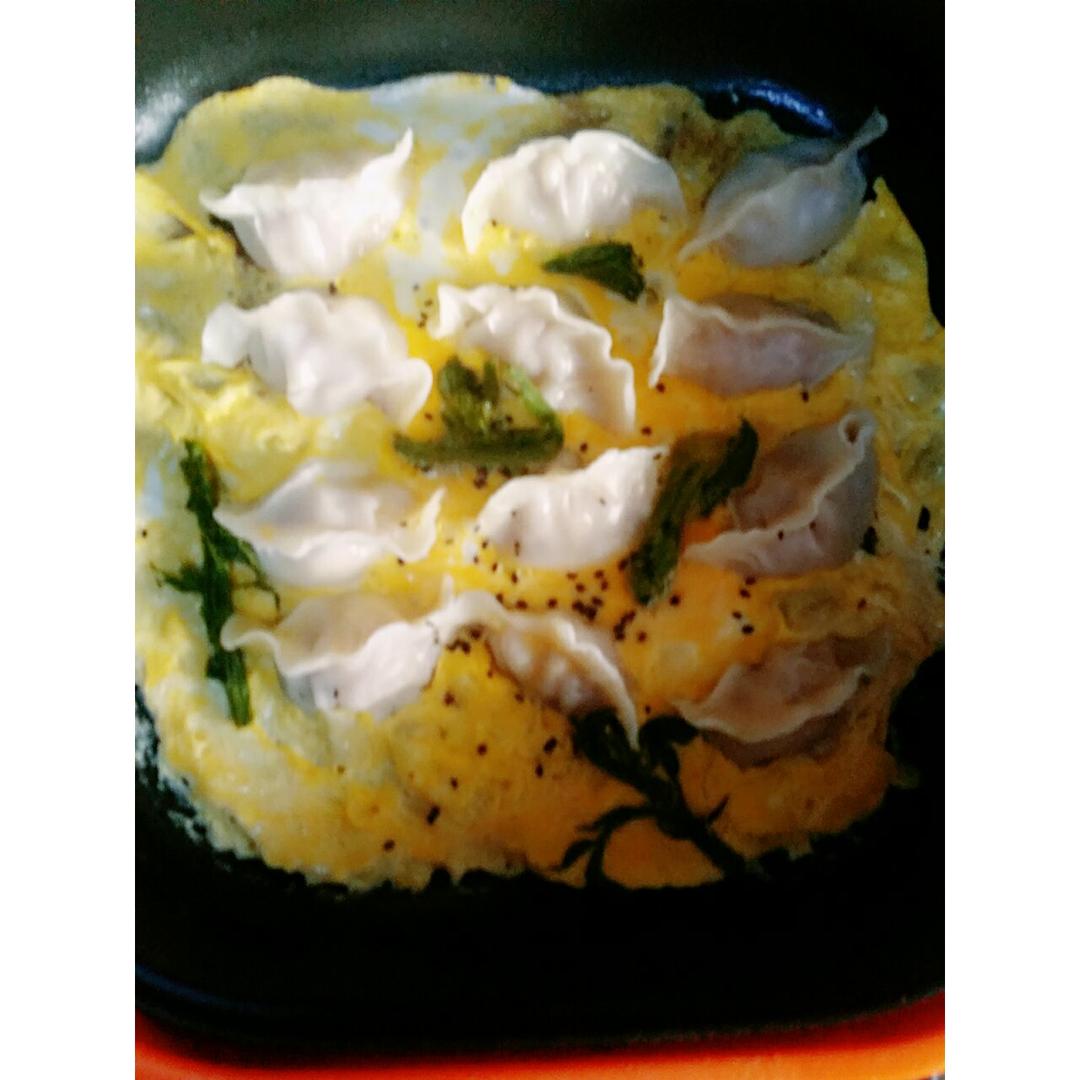 懒人快手抱蛋煎饺