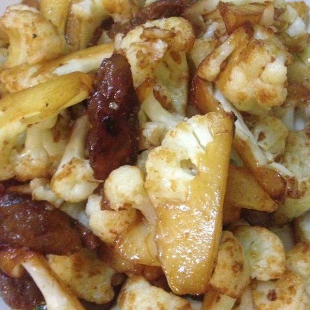 一道家常菜，干煸花菜