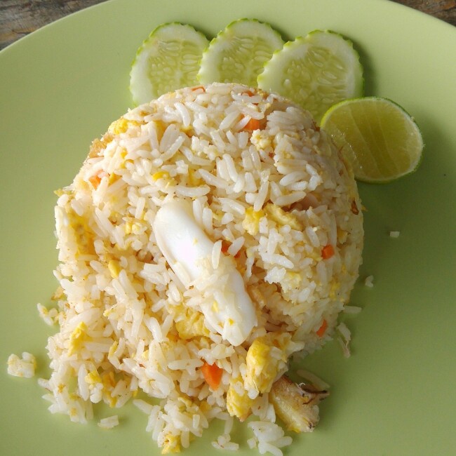 海鲜蛋炒饭