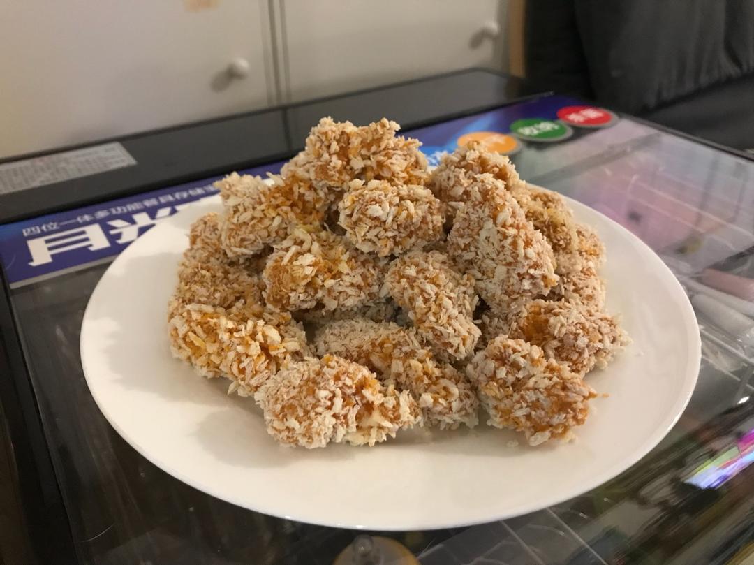 烤箱版劲爆鸡米花，非油炸
