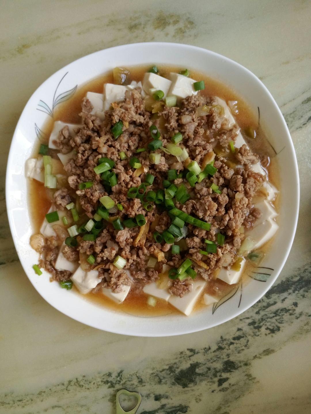 肉末蒸豆腐