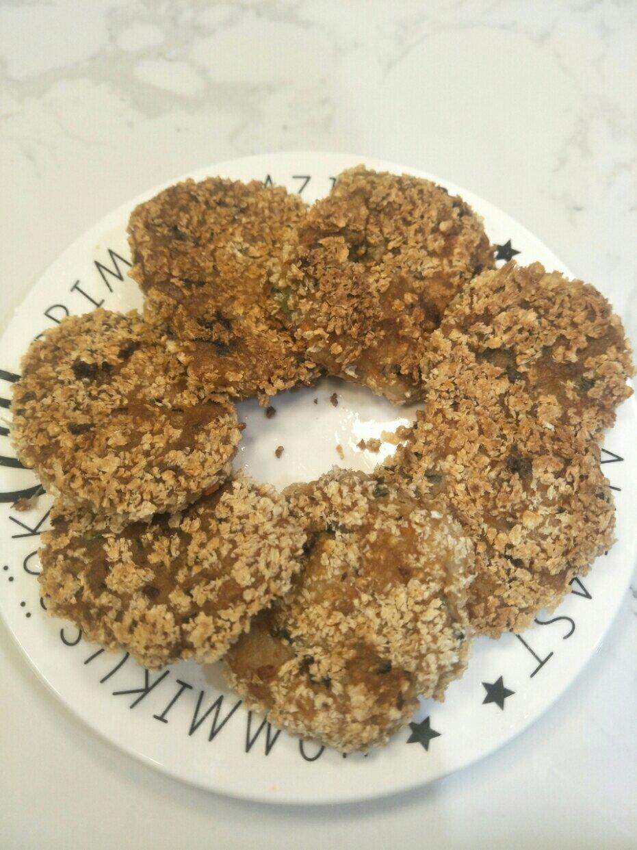 海苔鳕鱼虾仁饼