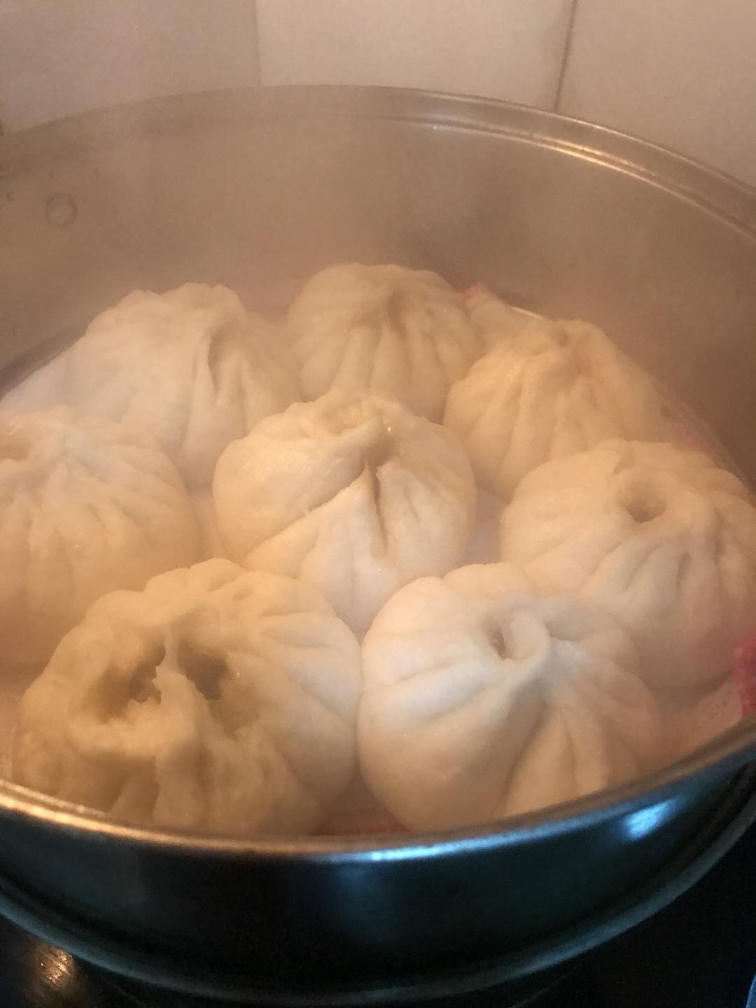 萝卜丝素菜包的做法