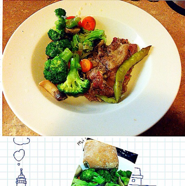 铁板托斯卡纳牛排