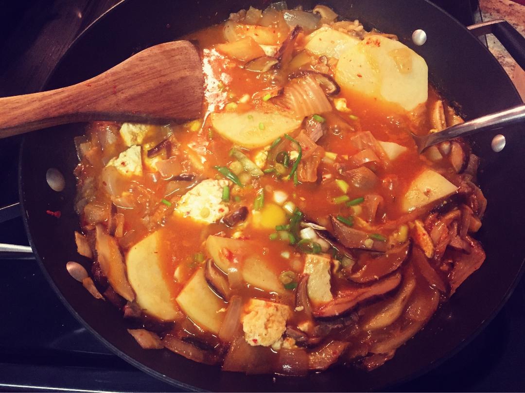 韩式豆腐锅 Korean Tofu Hotpot