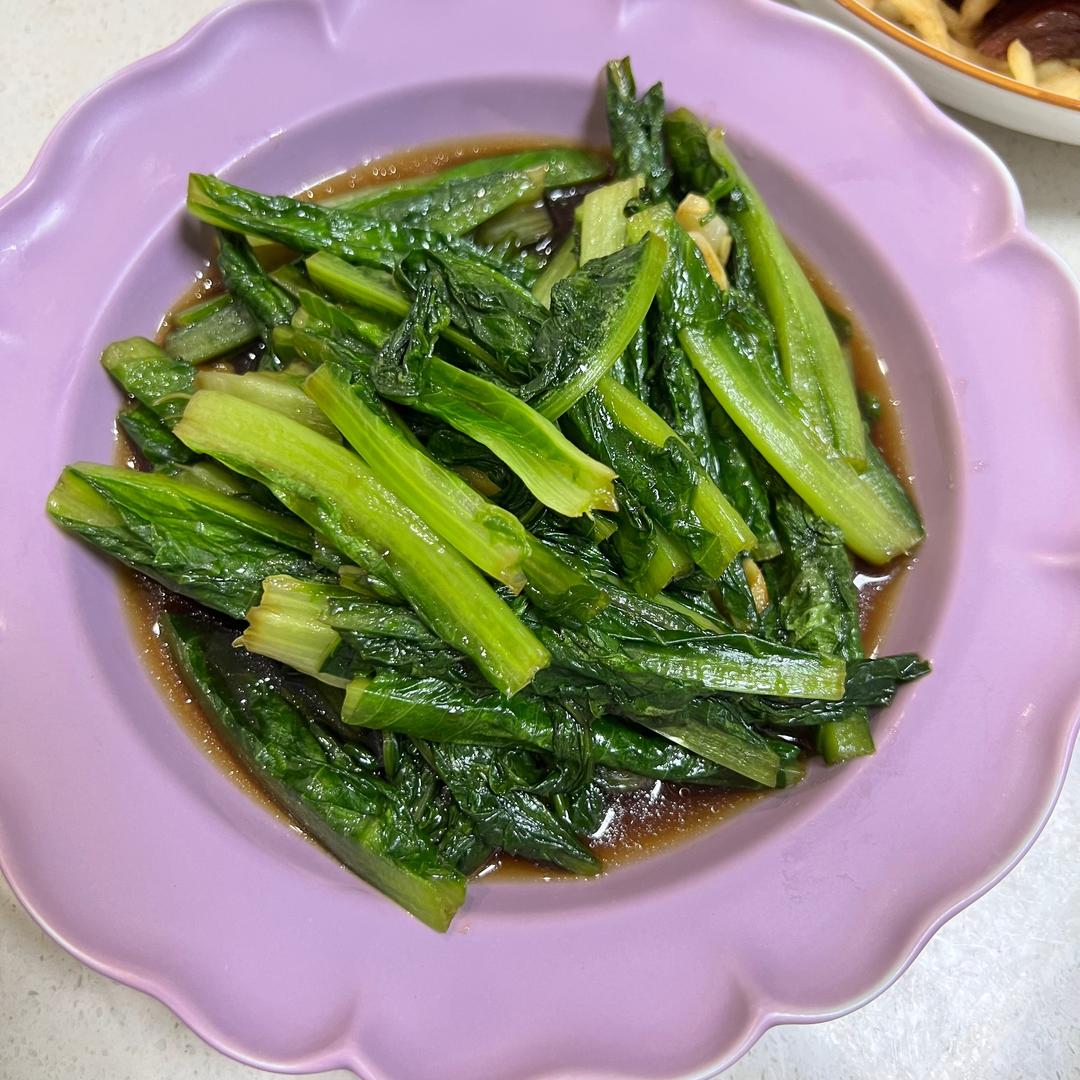 蒜蓉油麦菜的做法