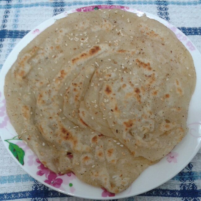 椒盐手抓饼