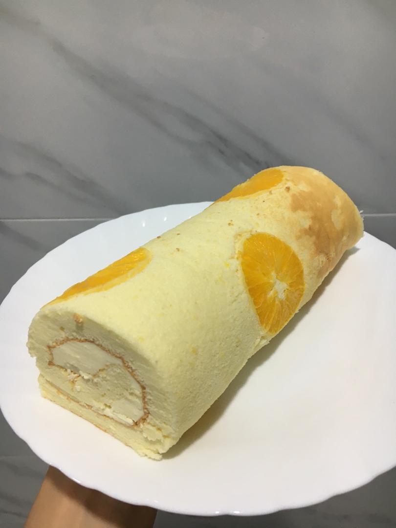 橙香蛋糕卷