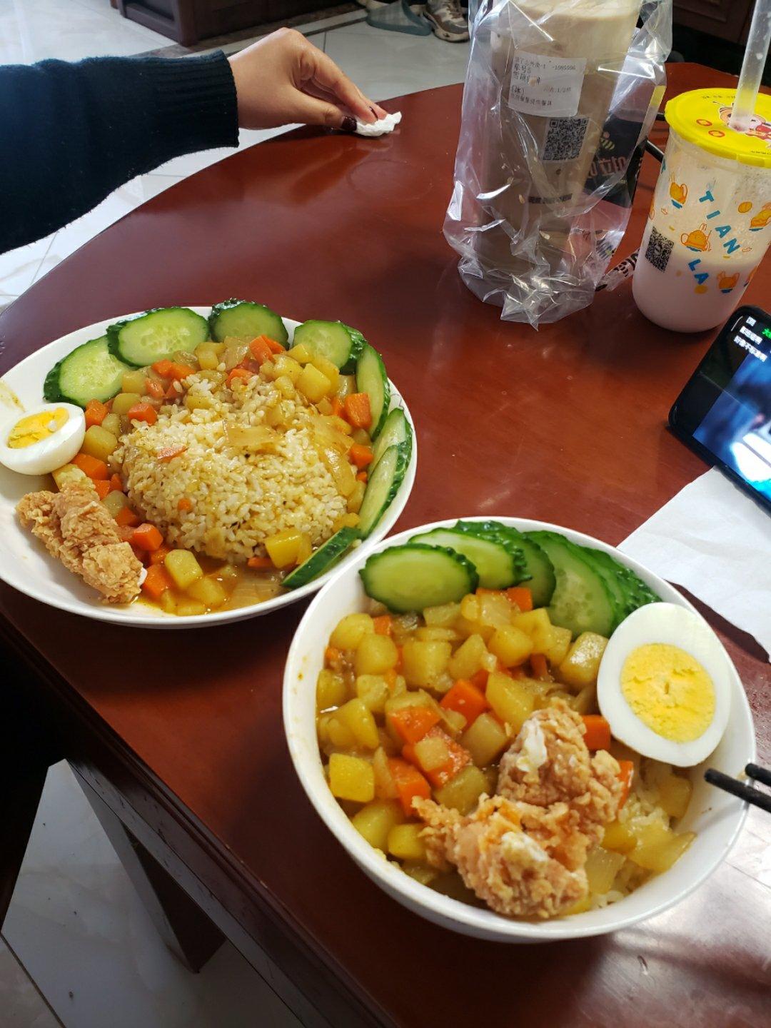 基础版土豆咖喱饭