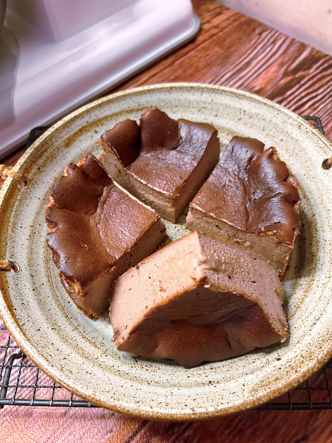 一次成功的流心巴斯克！半熟芝士+冰淇淋口感，搅一搅就搞定