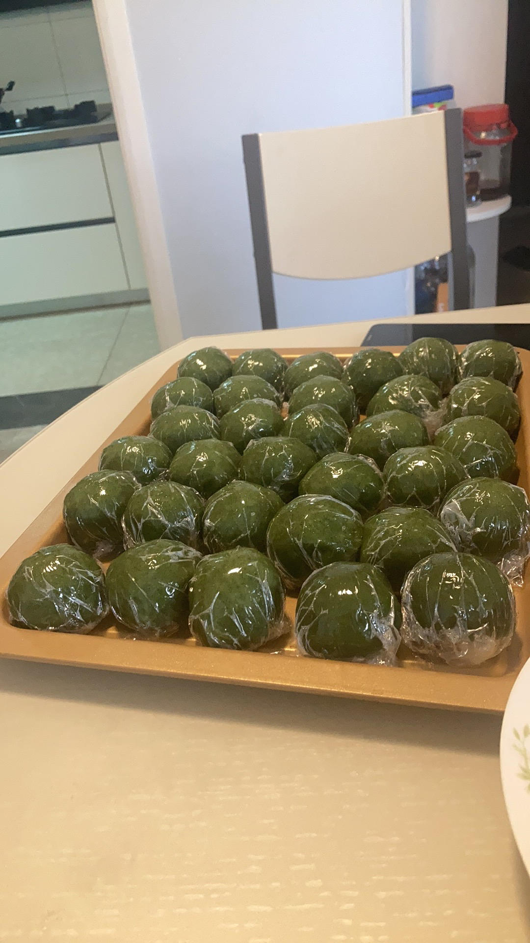 软糯Q弹的艾草青团（附艾草汁制作保存方法）