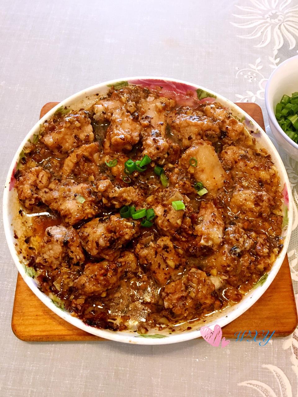 豆豉蒸排骨
