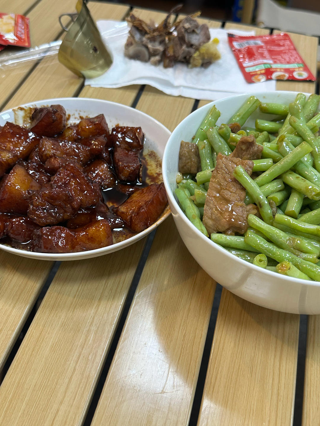 瘦肉炒豆角