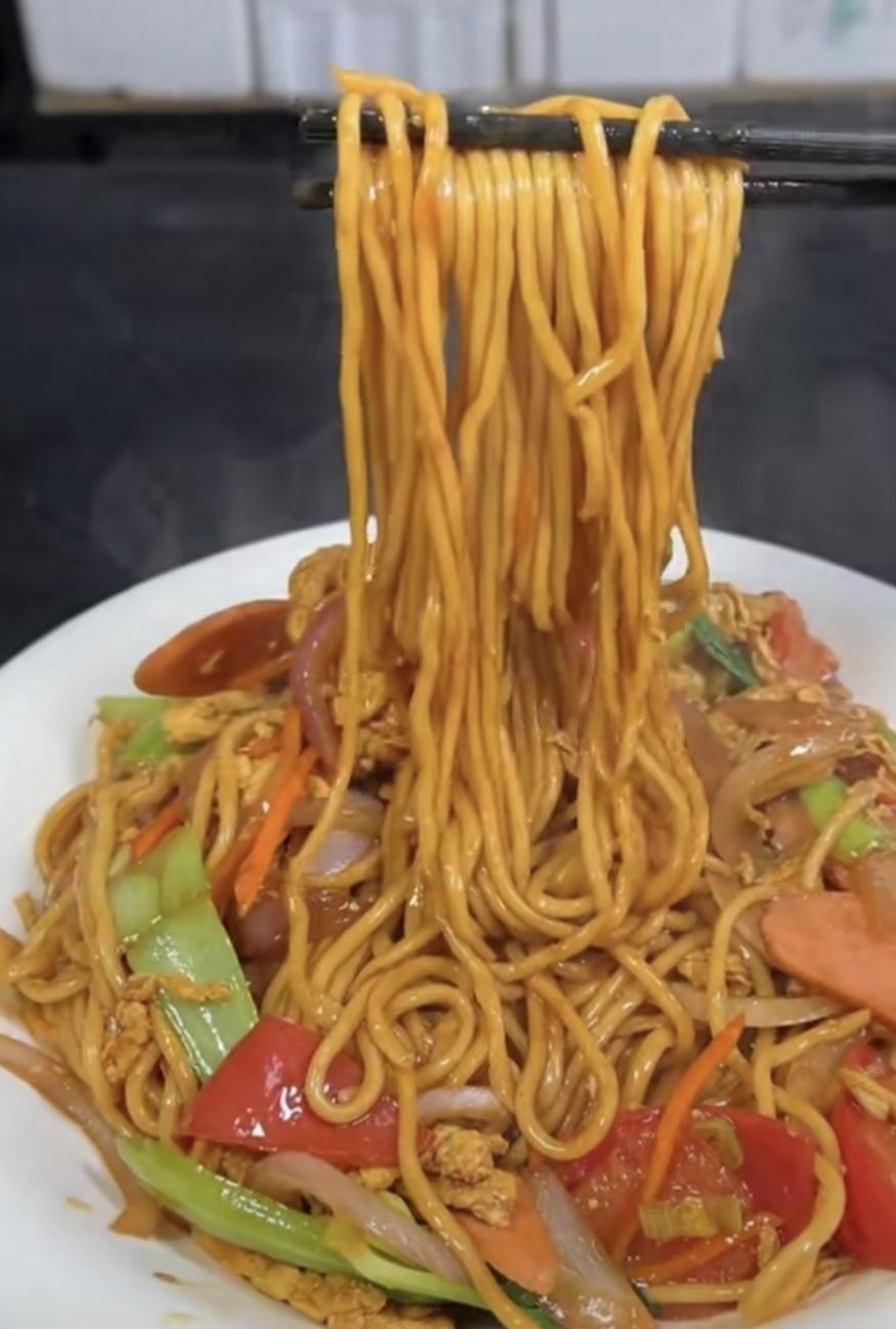 家常什锦炒面的做法