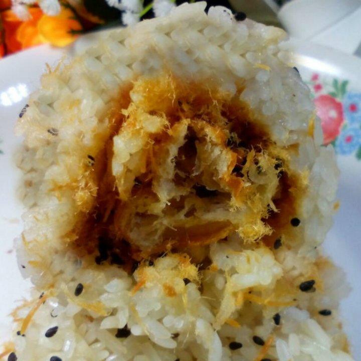 六星做的糯米油条糍饭团