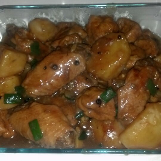 土豆炖鸡翅（快手零失败）