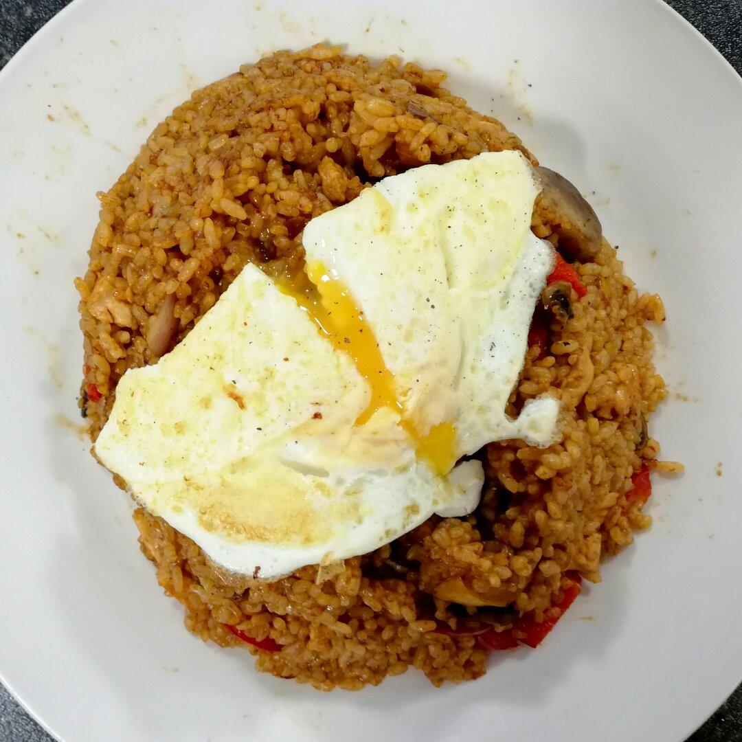 香菇肉丁油饭
