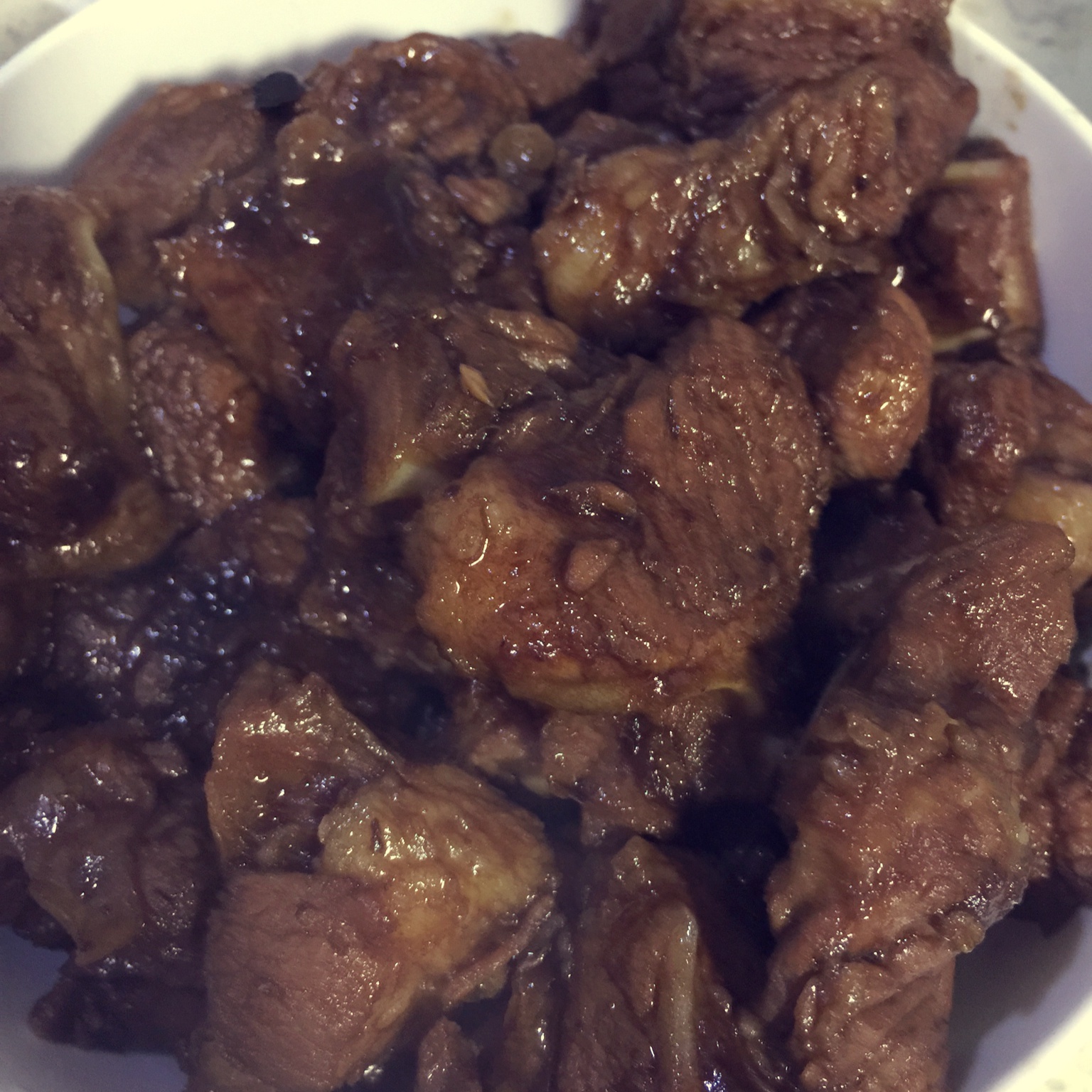 红烧月牙骨