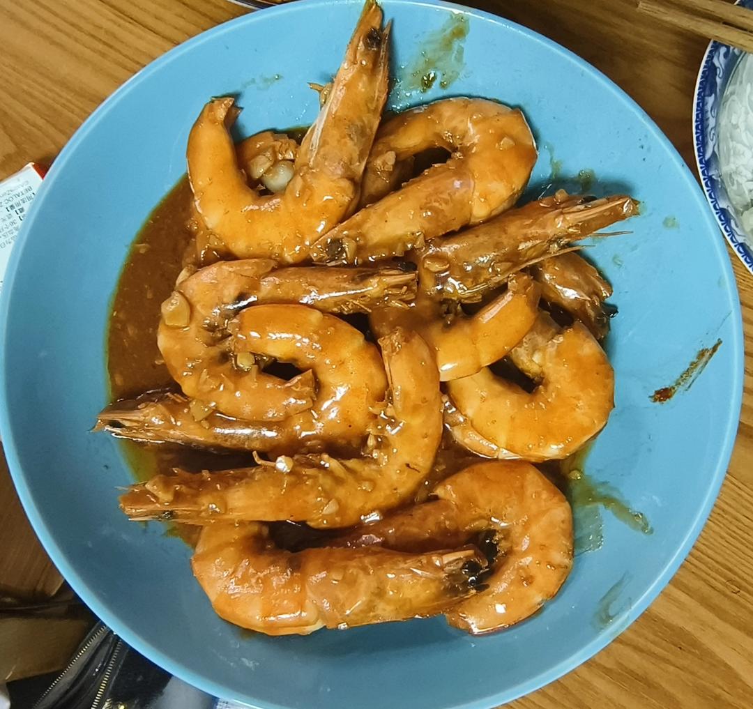 十分钟做好吃的红烧大虾