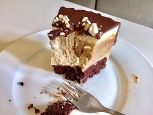 巧克力咖啡香草慕斯蛋糕🌿甜蜜的三重暴击🌿的做法 步骤30