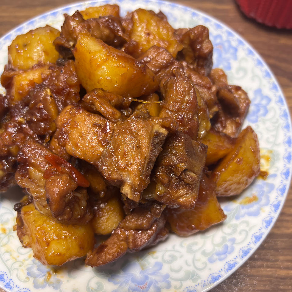 土豆炖排骨