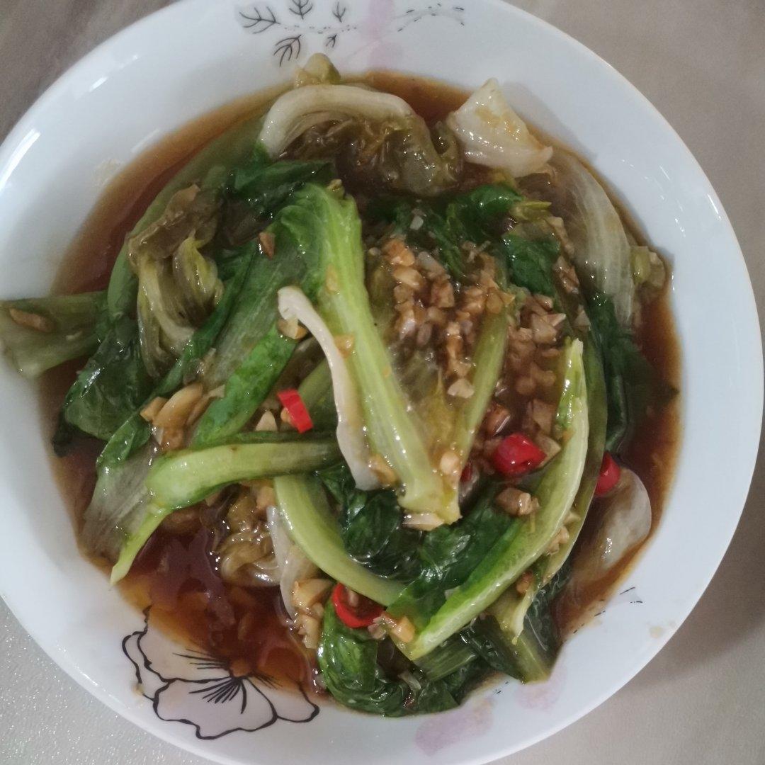 蒜蓉生菜，3分钟搞定