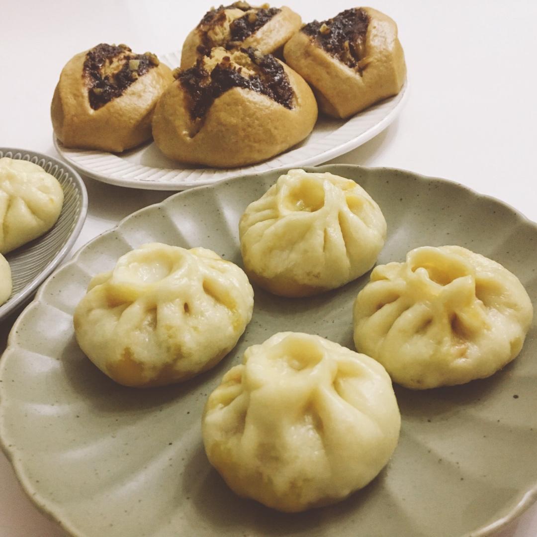 胡萝卜木耳鸡蛋素包子