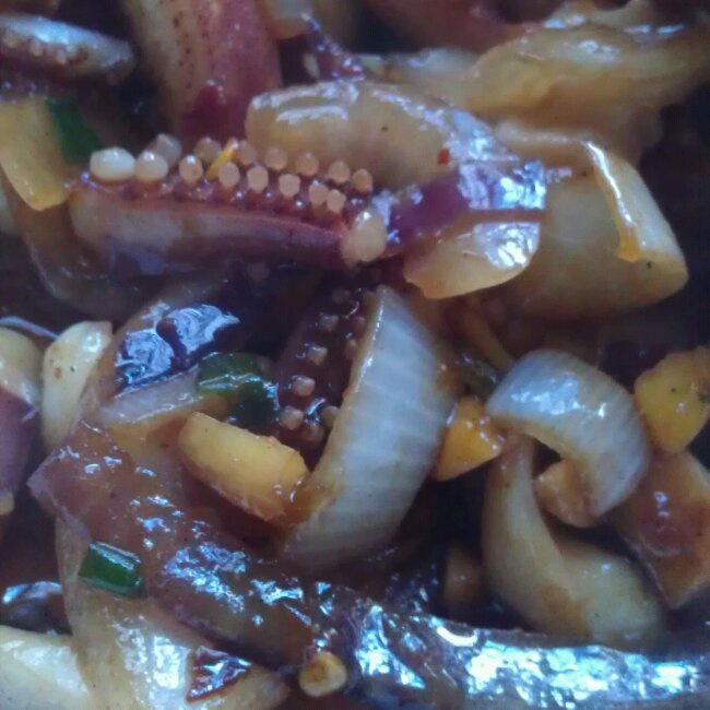 老干妈辣炒鱿鱼须