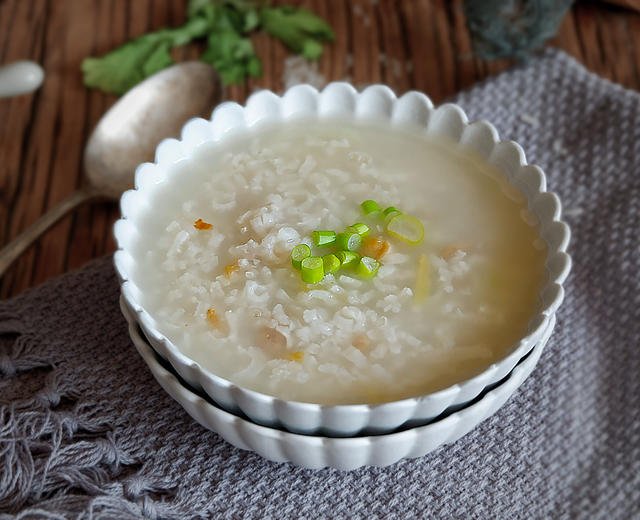 快手早餐—干贝海米粥的做法