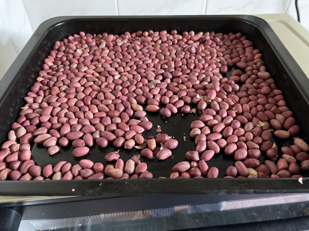 烤花生米~~做牛轧糖必备（烤箱版）