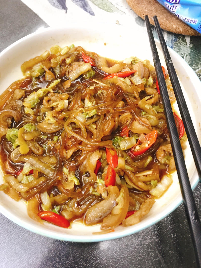 白菜烧粉条