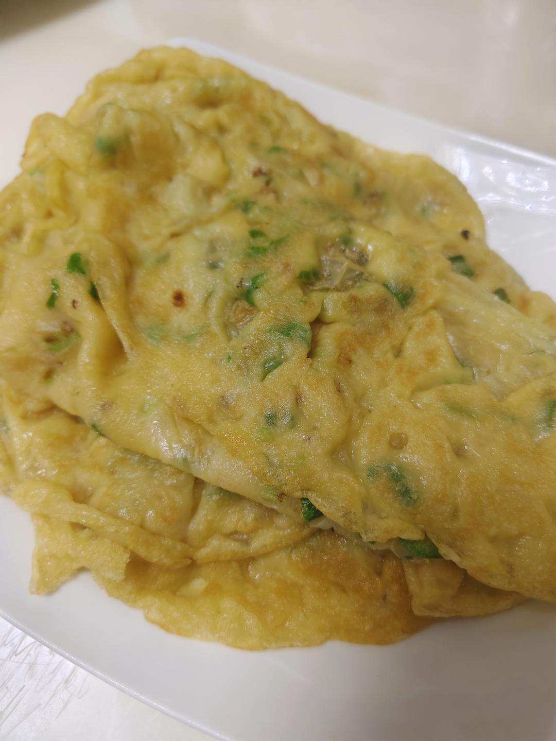 红薯粉鸡蛋煎饼