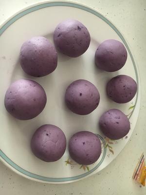 糯米紫薯球的做法 步骤3