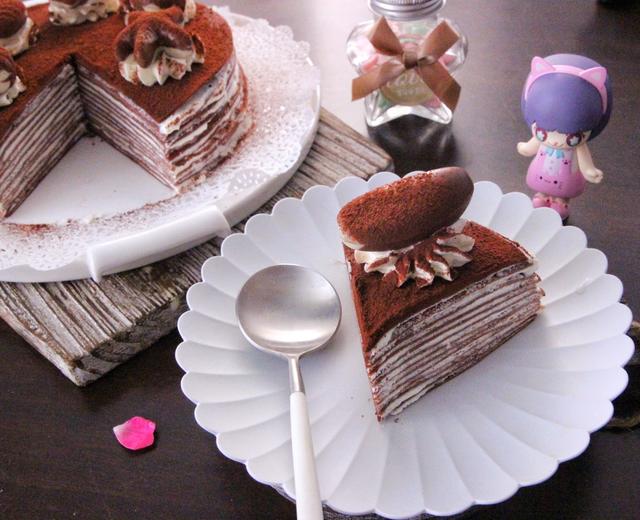 巧克力千层蛋糕的做法