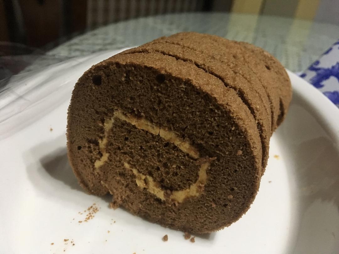 巧克力太妃蛋糕卷