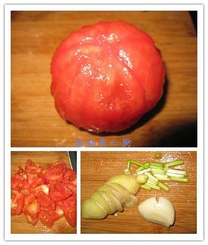番茄滑牛肉汤的做法 步骤2