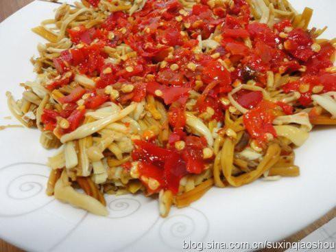 剁椒金针菇的做法