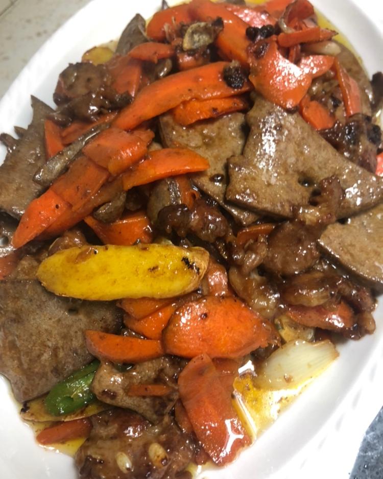 重口味的看过来--爆炒猪肝