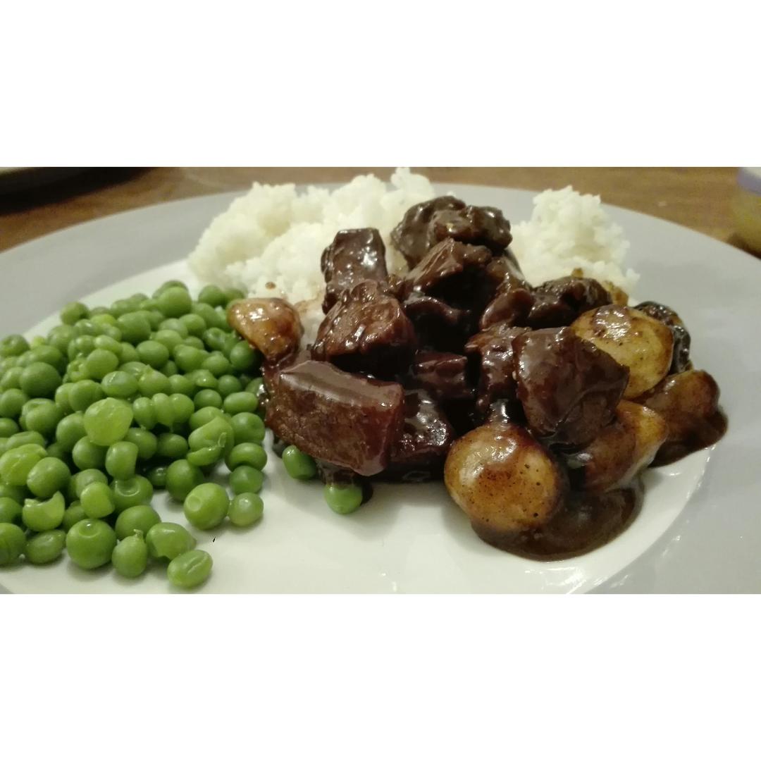 黑蒜子牛肉粒—华美新年味