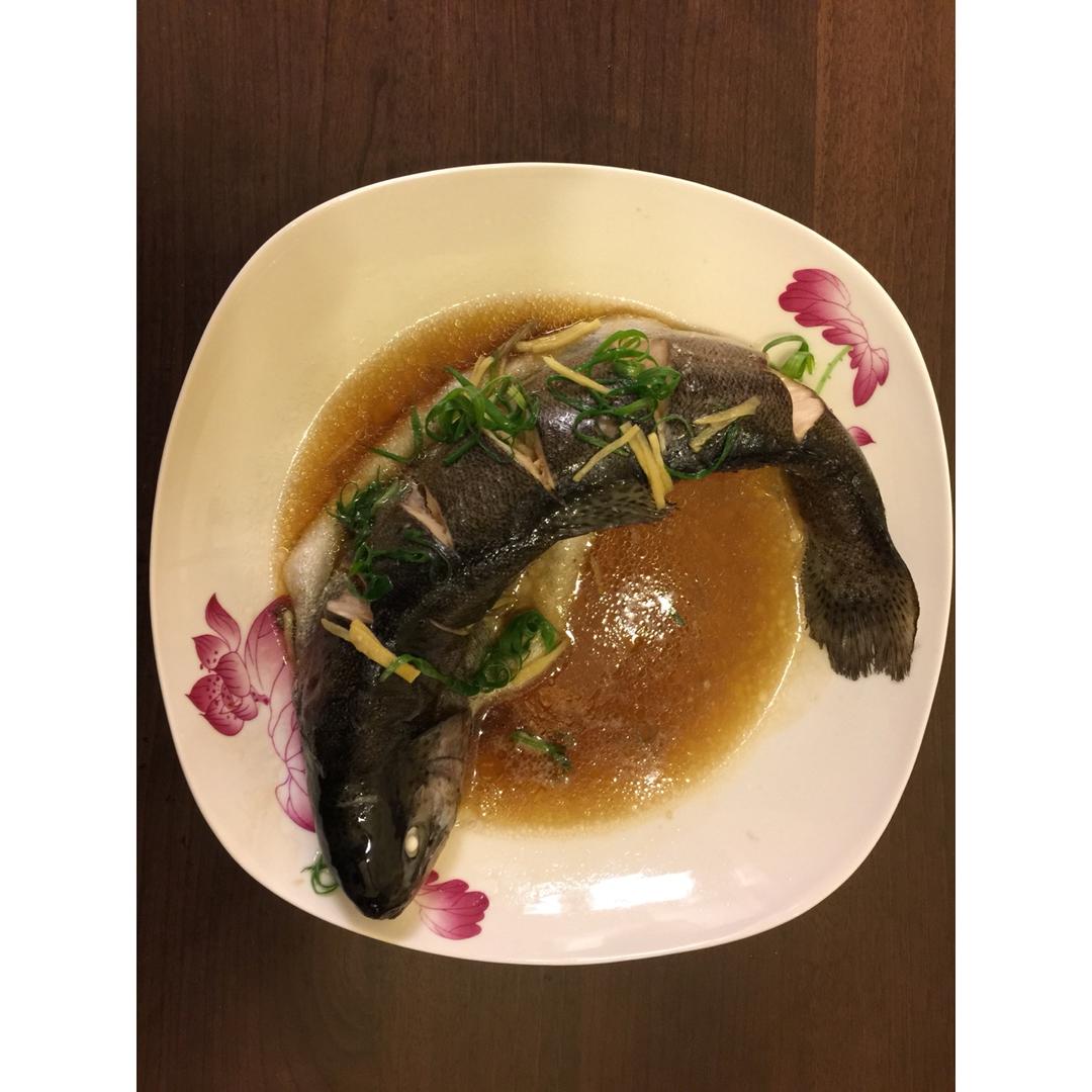 超入味清蒸鱼～清蒸鲈鱼桂花鱼（家常独创）