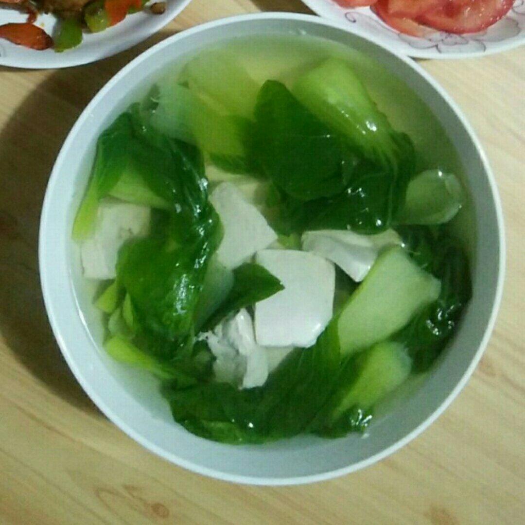 青菜豆腐汤