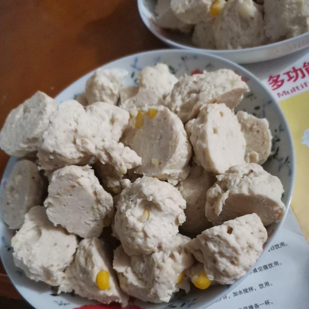 适合减脂时期吃的玉米鸡肉丸