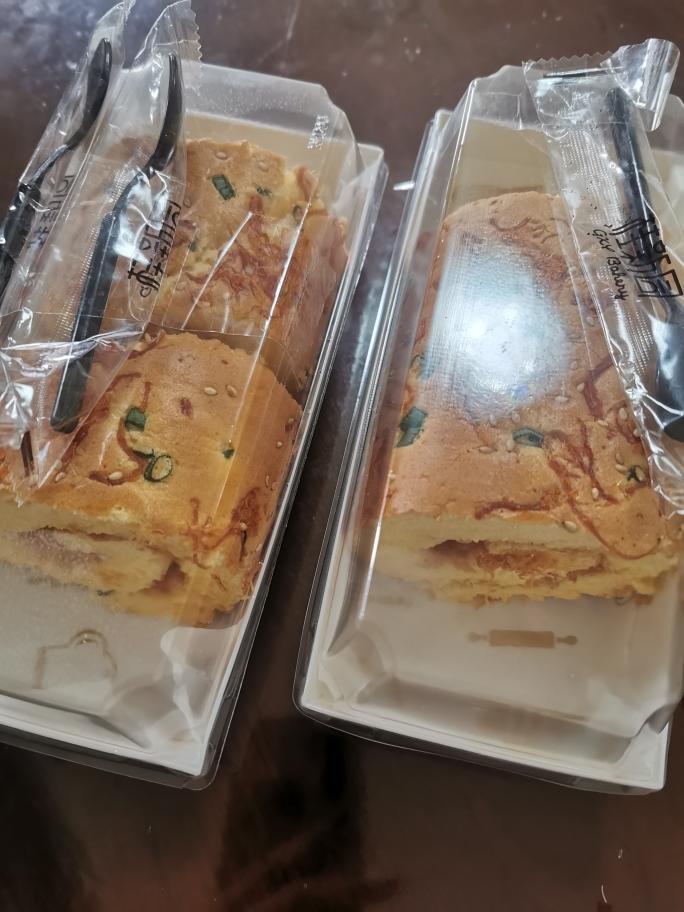 香葱肉松肥蛋糕卷～