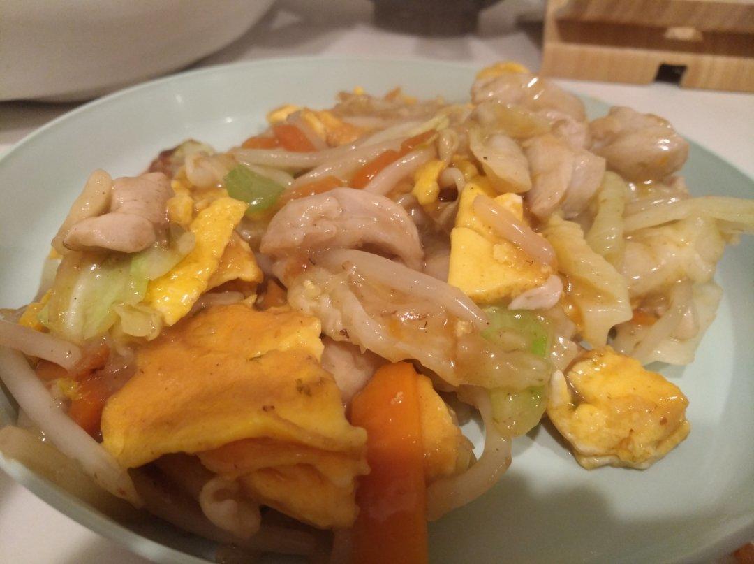 豆芽炒肉【留学生营养餐】