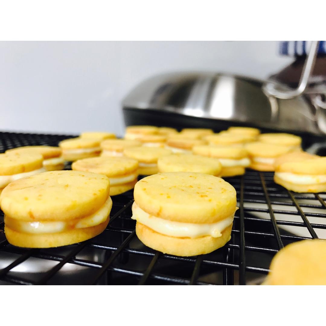 香橙乳酪夹心饼干