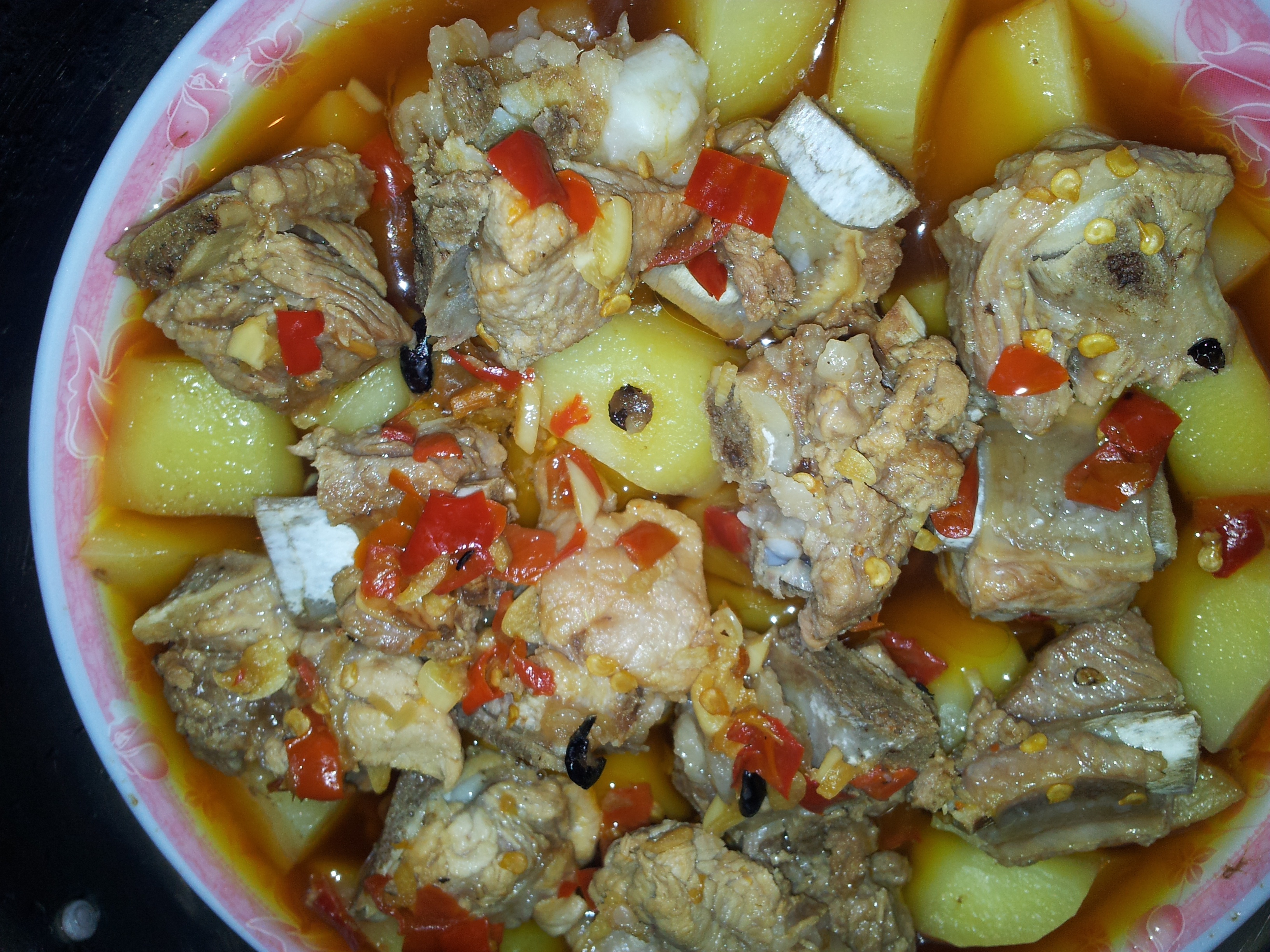 豉椒蒸土豆排骨