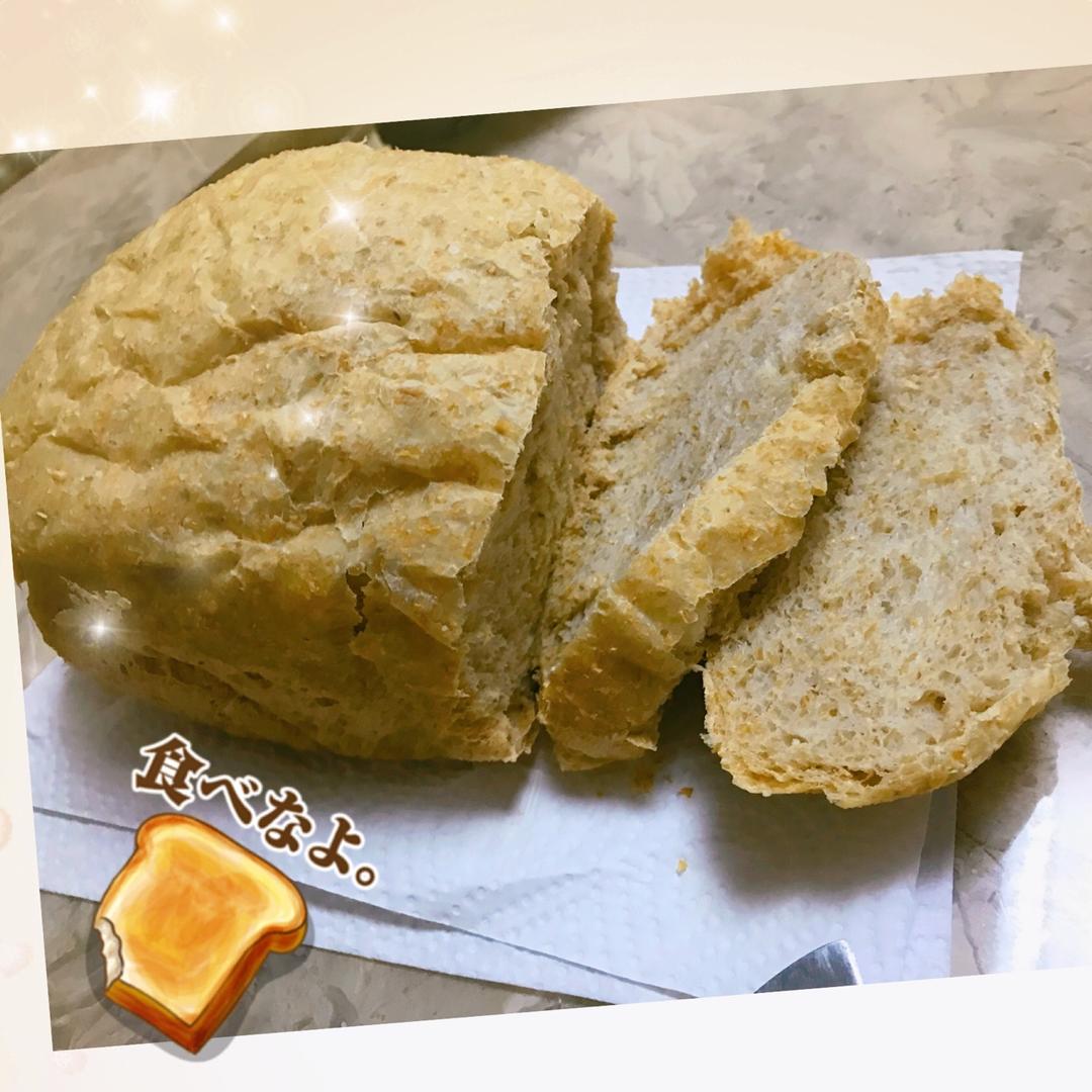 超软超低热量无糖低油全麦吐司(面包机)